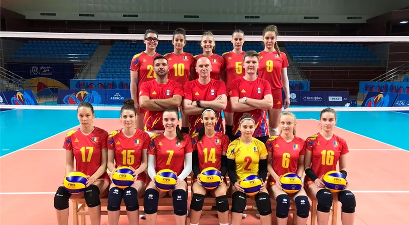 Ce generație frumoasă! România - între primele opt din lume la Campionatul Mondial de volei feminin Under 18