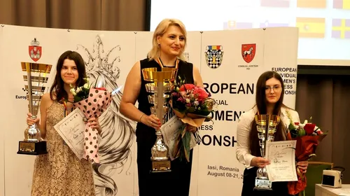 Campionatul European Feminin de Șah de la Iași, la final. Podium surpriză după cele 11 runde. Pe ce locuri s-au clasat șahistele din România