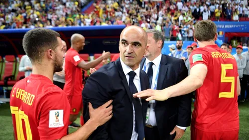 Vorbele care ustură. Roberto Martinez, selecționerul Belgiei, după ce echipa sa a clacat cu Franța. 