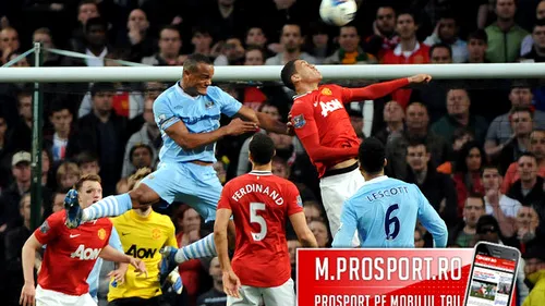 City are titlul în MÃ‚NĂ‚!** United trebuie să recupereze 8 goluri în două etape! Man. City - Man. United 1-0 