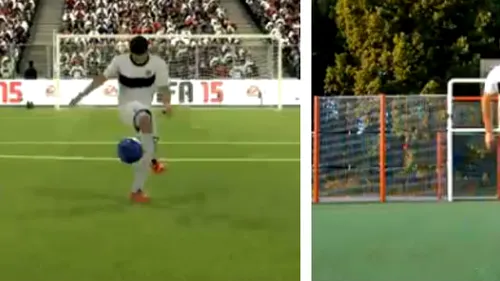 Superb. VIDEO - Doi gemeni din Suedia te învață cum să faci în realitate, pe terenul de fotbal, cele mai spectaculoase trick-uri din FIFA 2015