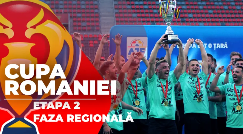 Rezultatele etapei a 2-a din Faza Regională a Cupei României 2025/26. Patru echipe și-au câștigat grupa și vor juca finala