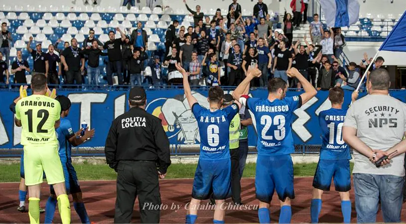 Campionii play-out-ului! Ieșenii au remizat cu FC Voluntari în ultimul meci pe teren propriu din acest sezon. Golubovic a înscris un nou gol superb, cu călcâiul