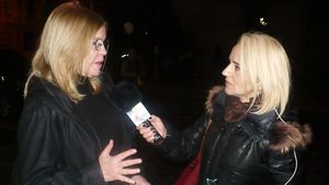 TVR 1, ediție "In memoriam" Cristina Țopescu.  Fiica marelui comentator sportiv a participat la Revelioanele anilor 90