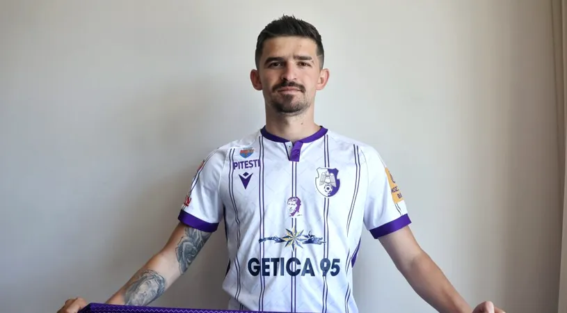 Cuplul Coman - Dică, prima achiziție la CFC Argeș! Vlăduț Morar a fost prezentat de piteșteni. Durata contractuală