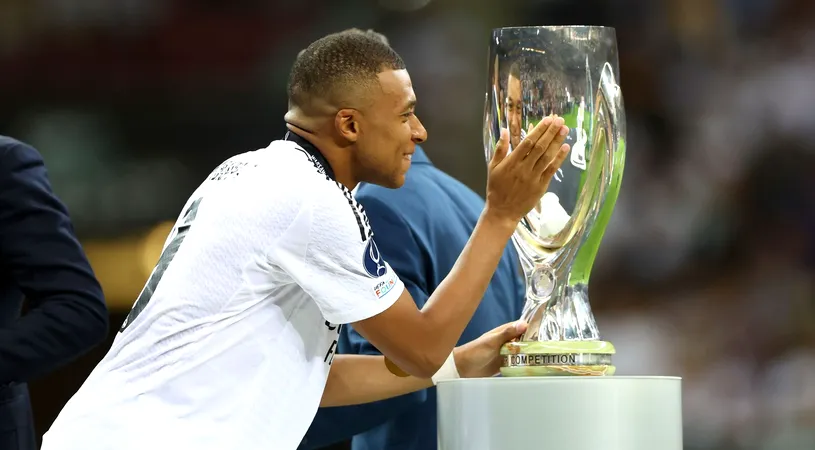 Real Madrid - Atalanta 2-0, în Supercupa Europei. Kylian Mbappe, campion la Varșovia! Francezul înscrie la debut și câștigă primul său trofeu cu „Galacticii”