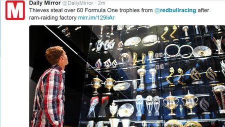 I-au lăsat fără istorie: 60 de trofee furate  din fabrica Red Bull F1 Racing cu un 4X4 argintiu. Horner anunță măsuri care vor afecta fanii echipei