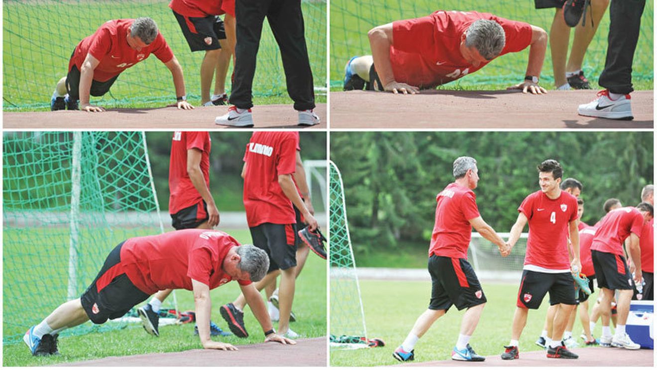 Mulțescu, "pedepsit" de Matei să facă 10 flotări