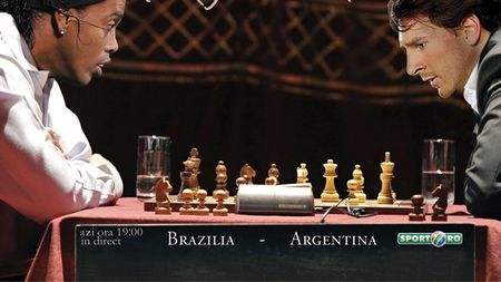 Amical de lux, Brazilia - Argentina!** Un rege o să cadă:Ronaldinho sau Messi?