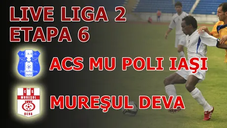ACS MU Poli Iași - Mureșul Deva** 2-0