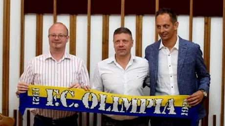 Tibor Selymes e noul antrenor al Olimpiei.** Primarul din Satu Mare a făcut prezentarea oficială: 