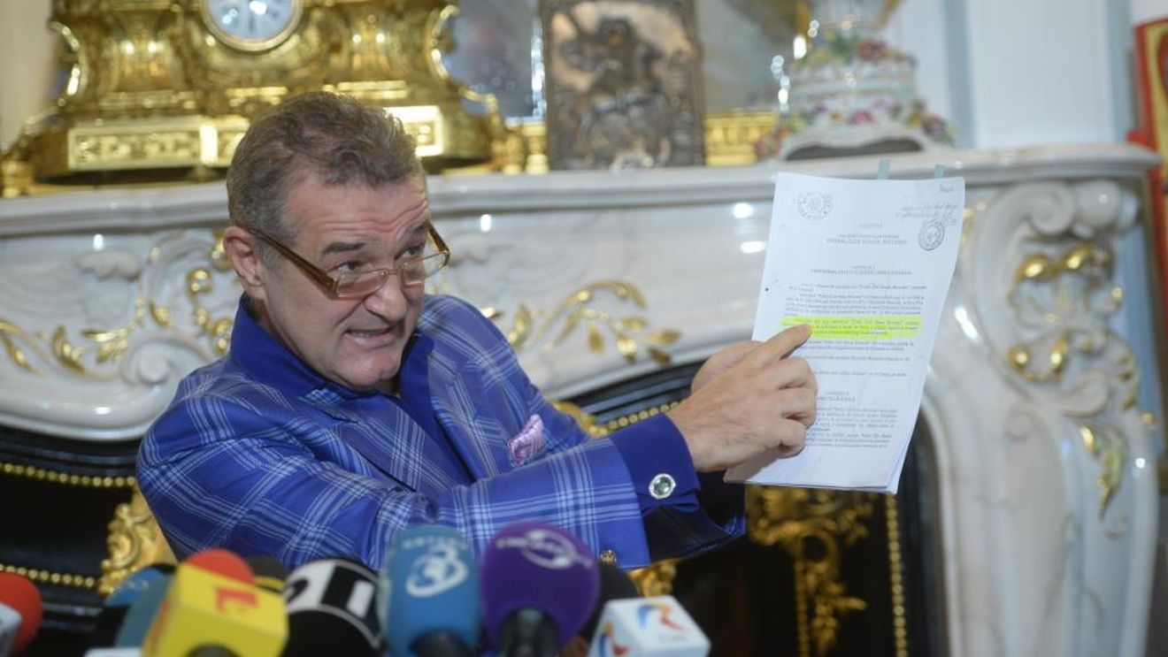 Conferința lui Gigi Becali. Patronul Stelei a anunțat în ce condiții renunță la club: "Am 10 milioane de euro în conturile Stelei, dar îi iau. Mi-ar plăcea să mă duc la Petrolul. E aproape de București, tribune pline...zeu"