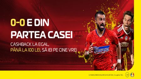 Pariu din partea Casei! Promoție de 100 de lei la finala Cupei României, ca să joci pe cine vrei!