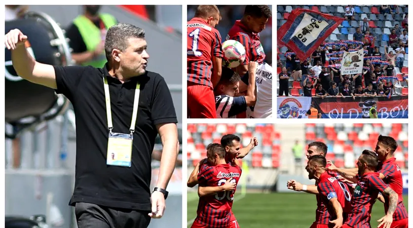 Daniel Oprița nu și-a iertat jucătorii, după ce Steaua a luat două goluri în Ghencea de la Dacia Unirea: ”De când antrenez, nu îmi amintesc când am luat așa gol”