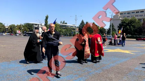 Imagini senzaționale cu Gigi Becali! A participat la un protest, deși e operat la mână: „Nu mă simt bine, dar trebuia să o facă cineva și pe asta!” | VIDEO&FOTO