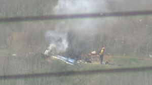 Primele imagini de la locul în care s-a prăbuşit elicopterul lui Kobe Bryant! Nu există supravieţuitori! | VIDEO