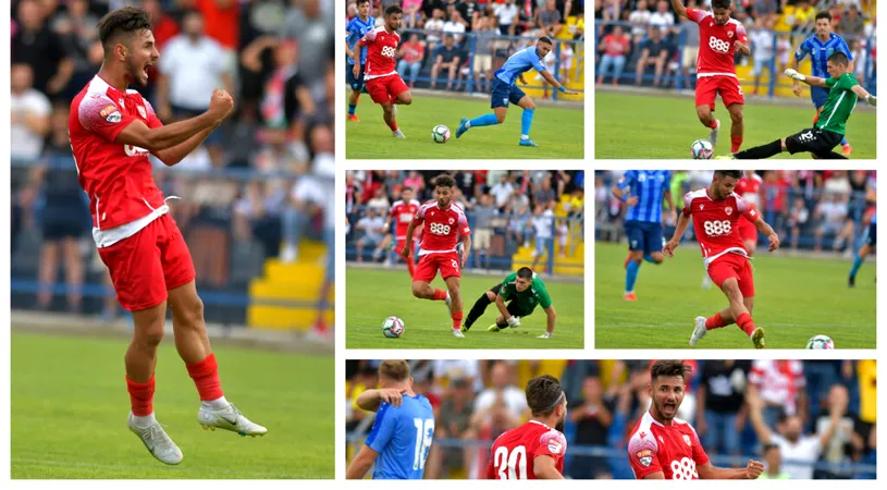 VIDEO | Dinamo, primul gol al noului sezon de Liga 2! Puștiul Antonio Bordușanu a deschis scorul în partida cu Progresul Spartac