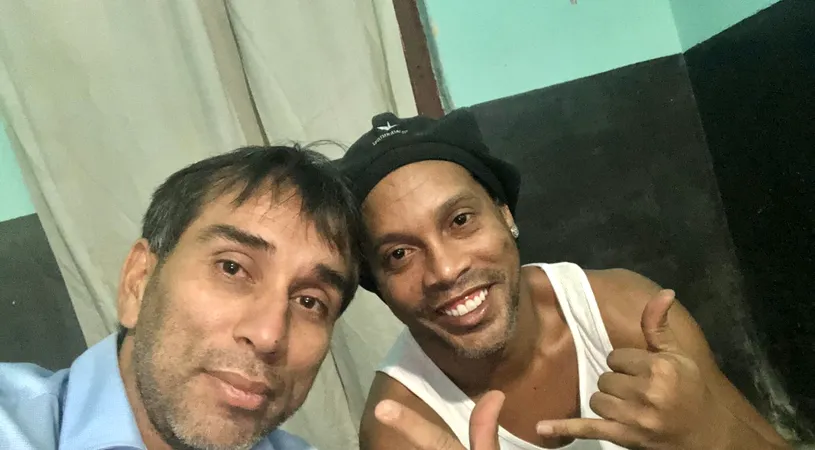 Ronaldinho, probleme în spatele gratiilor. Dezvăluirea omului care l-a vizitat în închisoare. „Acel zâmbet începe să dispară!”