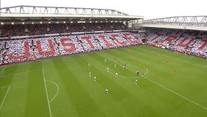 This is Anfield! Moment INEGALABIL în patria fotbalului, la Liverpool - United!** Coregrafia care a oprit timpul în loc