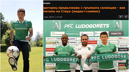 Prepeliță a fost prezentat la Ludogoreț. Va câștiga dublu față de cât lua la Steaua