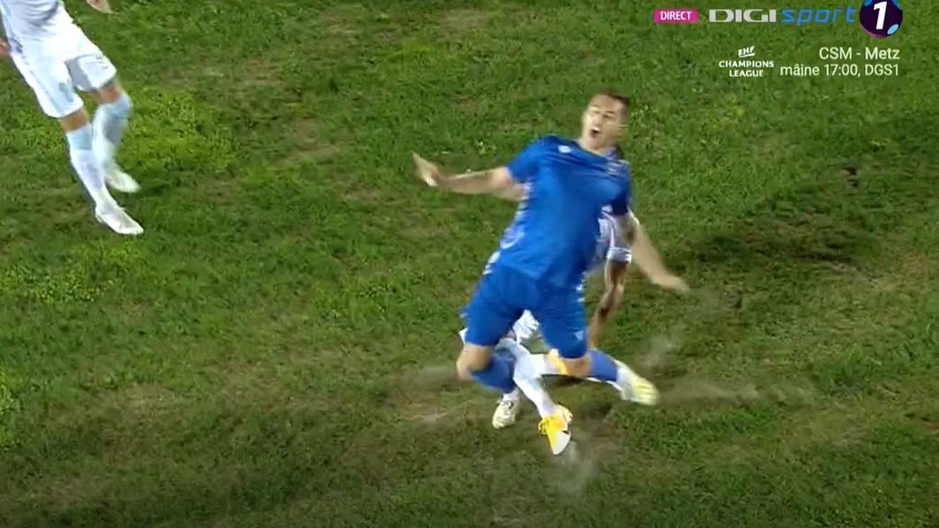 La Voluntari, la fel ca pe „Arena Națională”. Terenul nu arată grozav și sunt câteva porțiuni de unde lipsește iarba