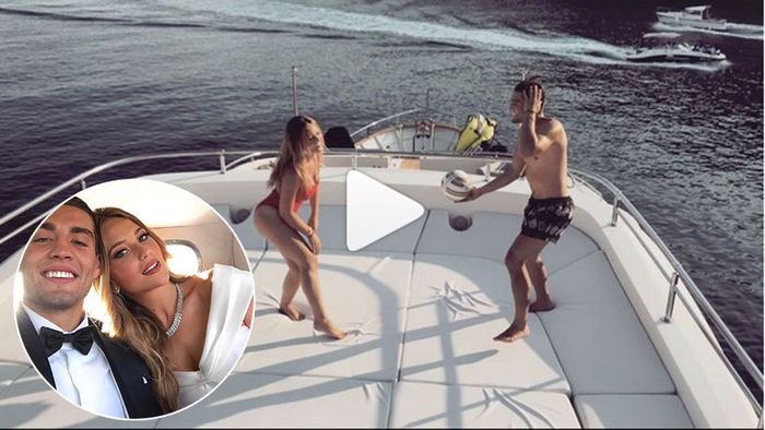Kovacic a ales bine :) VIDEO Cum se "antrenează" starul Realului și noua sa soție în luna de miere