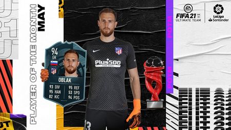 Jan Oblak este jucătorul lunii din eLa Liga! Ce card a primit în FIFA 21