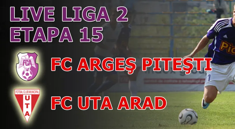Liniște și pace în Trivale! ** FC Argeș - UTA Arad 0-0