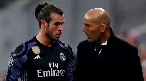 Zidane, declarație total surprinzătoare despre Bale. Ce decizie a luat „Zizou” în privința galezului