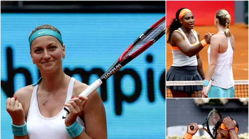 Kvitova, cvasi-inexistentă nouă luni în circuit, a întrerupt o dominație incredibilă a Serenei Williams în tenisul feminin. „Astăzi, pe teren, nu a fost Serena”