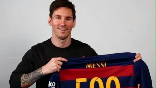 Still counting. Messi, de la 1 la 500. Argentianul a atins o cifra uimitoare de meciuri în tricoul Barcelonei. Cum a început totul