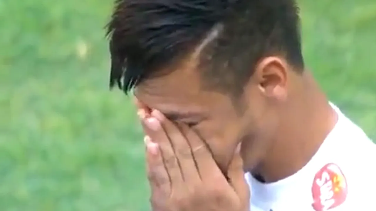 VIDEO Emoționant! Neymar a izbucnit în lacrimi înaintea ultimei partide la Santos