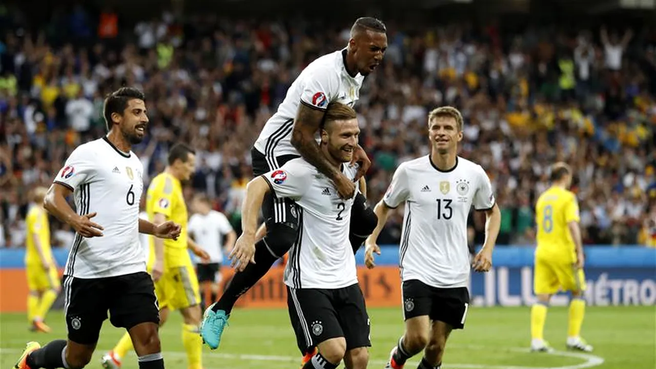 LIVE BLOG | Germania - Ucraina 2-0. Mustafi și Schweinsteiger au decis cel mai frumos meci de la EURO. Polonia - Irlanda de Nord 1-0, Turcia - Croația 0-1