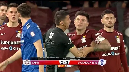 Marius Mitran l-a făcut praf pe Marcel Bîrsan după partida RAPID - FC U Craiova: „E posibil așa ceva? Arbitrii au placat precum la rugby” | VIDEO EXCLUSIV ProSport Live
