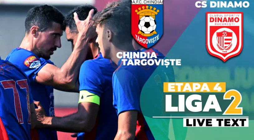 CS Dinamo dă lovitura în ultimele minute la Târgoviște, obține contra Chindiei primele sale puncte în noul sezon și predă Stelei ultimul loc în Liga 2. S-a scandat demisia pe ”Eugen Popescu”