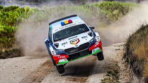 Extaz și agonie pentru Simone Tempestini și Sergiu Itu la Rally Serras de Fafe e Felgueiras! Au câștigat proba specială, dar au abandonat înainte de finalul zilei de sâmbătă