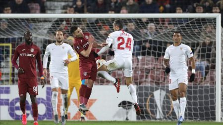 CFR Cluj, atât de aproape de un nou rezultat mare! Andrei Burcă: "Sunt foarte frustrat!" Ce anunță pentru returul cu Sevilla