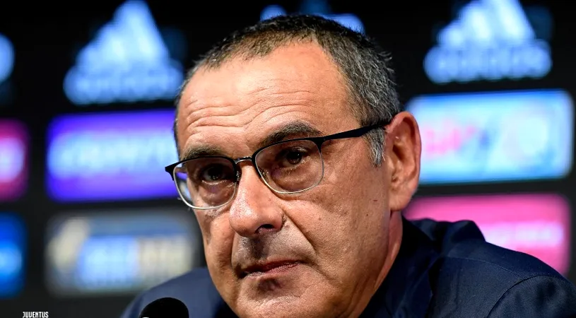 Maurizio Sarri, prezentat oficial la Juventus! Italianul, plin de umor de la prima conferință de presă: 