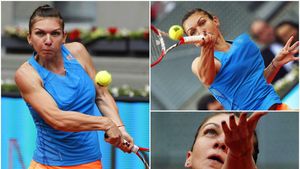 Revenire cu stil. Halep-Keys: 5-7, 6-0, 6-1. Simona s-a accidentat și nu va mai evolua în optimi la Roma