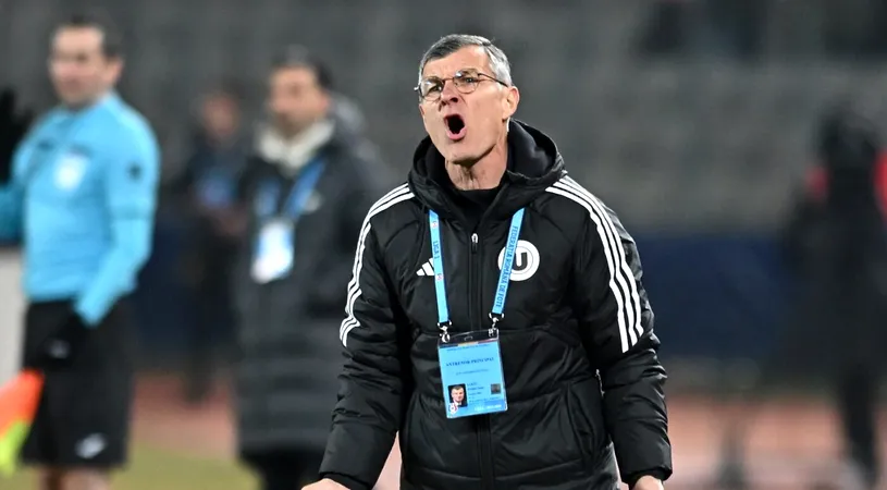 Ioan Ovidiu Sabău, nemulțumit după U Cluj - UTA Arad 0-0: „Trebuia să facem mai mult ca să putem câștiga”