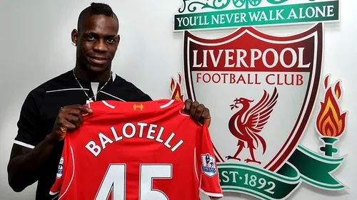 Reacția lui Balotelli după miracolul de pe Anfield: 