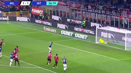 Apără Tătărușanu! Portarul lui AC Milan și-a salvat echipa în marele derby cu Inter după ce a scos un penalty: „A fost colosal!”