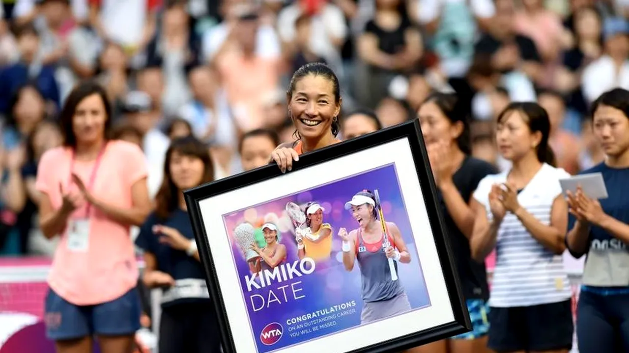 VIDEO | S-a retras cea mai bătrână jucătoare de tenis! Kimiko Date Krumm a pus capăt carierei, la 46 de ani