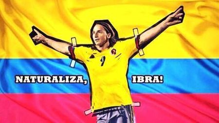 Columbienii fac haz de necaz după accidentarea lui Falcao: naturalizați-l pe Ibra! 