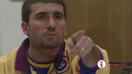 Cum explică Gheorghe Hagi memorabilul moment „nu strâmba, tu cu mustață, nu strâmba!”, la 24 de ani distanță: „M-am încălzit și am izbucnit!” | VIDEO