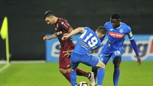 Poli Iași - CFR 0-1. Incredibil! Țucudean apare de nicăieri și aduce victoria în ultimele secunde ale meciului