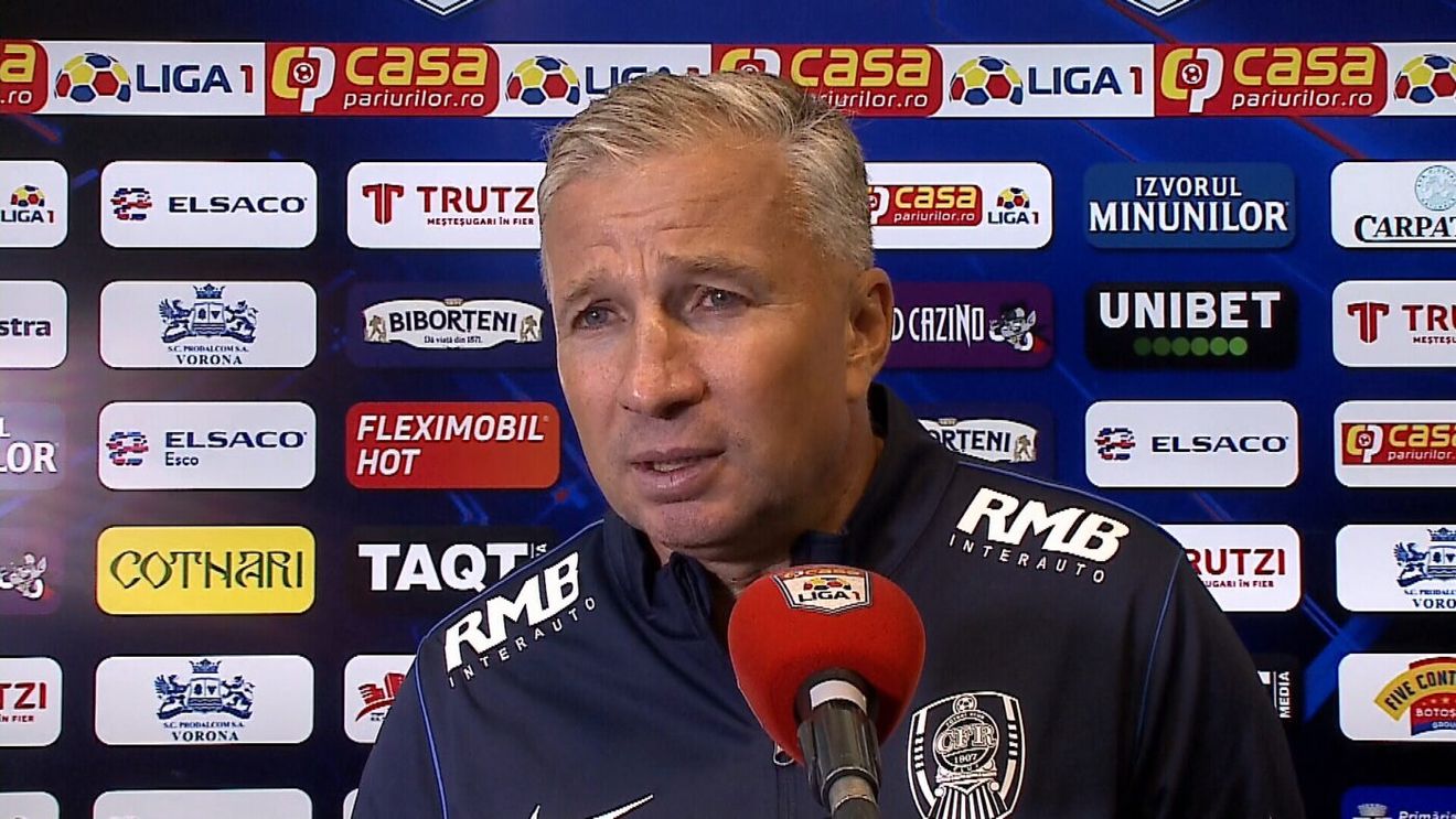 Dan Petrescu și-a făcut „mea culpa” după victoria chinuită cu Farul: „E vina mea. Ne vedem la antrenament”. Unde a greșit tehnicianul lui CFR Cluj