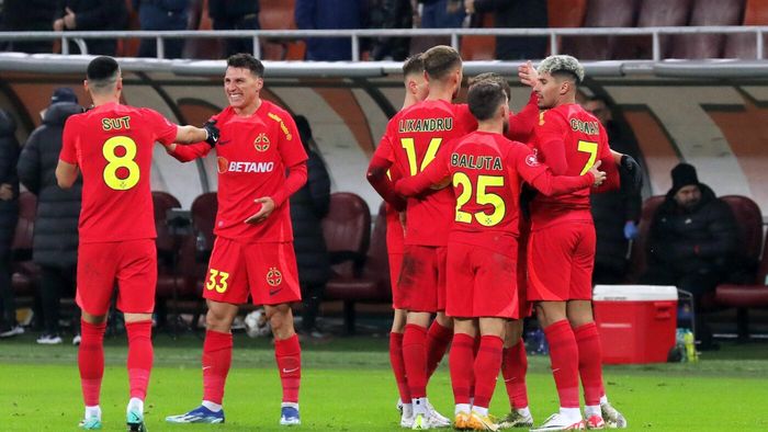 FCSB - FC Hermannstadt 3-0, în etapa 20 din Superliga. Roș-albaștrii se distanțează la opt puncte în fruntea clasamentului!