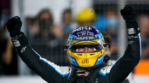 Fernando Alonso, în al nouălea cer la 40 de ani! Spaniolul a prins podiumul în Formula 1 după o pauză de șapte ani: „Este de necrezut!” Cine s-a impus în Qatar | VIDEO