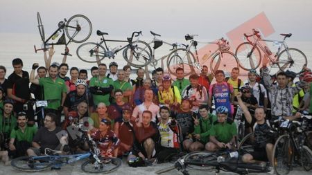 FOTO Participanții la evenimentul "ProSport cu bicicleta la mare" au ajuns pe litoral: 280 de km în două zile